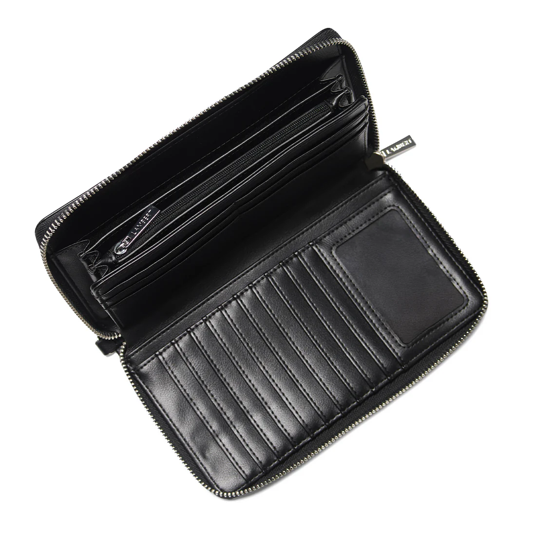The Calla – Black Vegan Leather Wallet