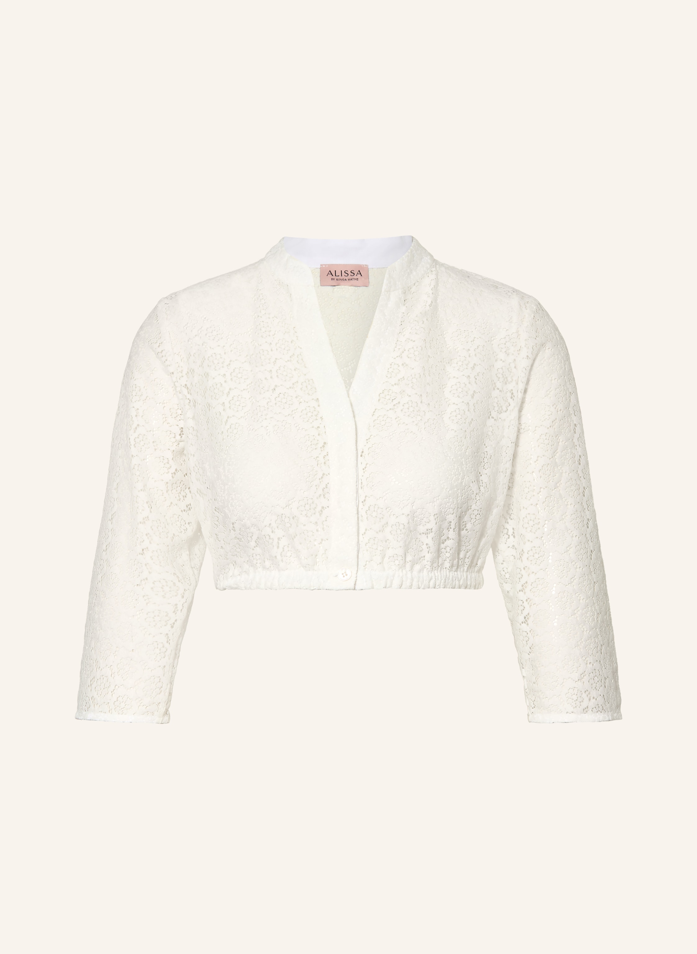 ALISSA BY KINGA MATHE Dirndlbluse SURI aus Spitze mit 3/4-Arm
