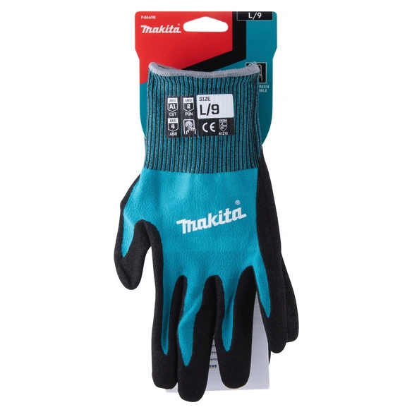 Arbeitshandschuhe, Nitril Gr.9(L)