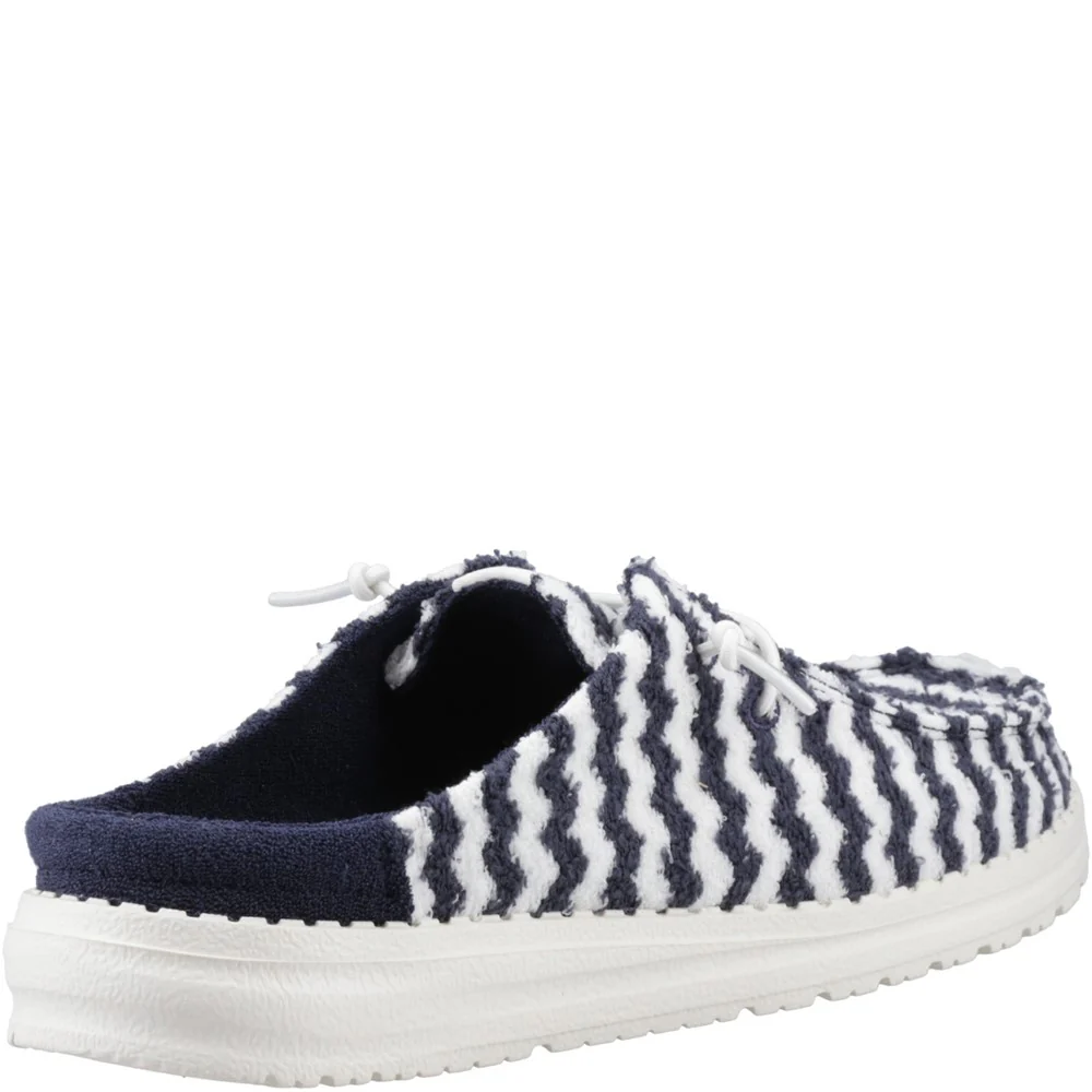 HEYDUDE Wendy Slip Terry Stripe Mule