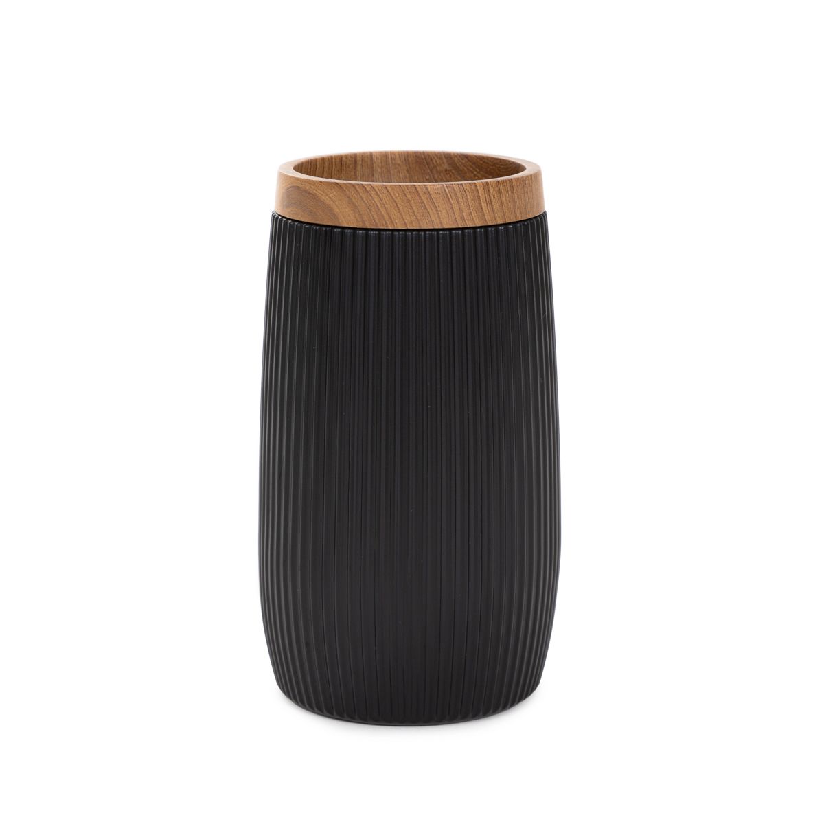 Kubek łazienkowy DIALL czarny 6,5x6,5x12 cm