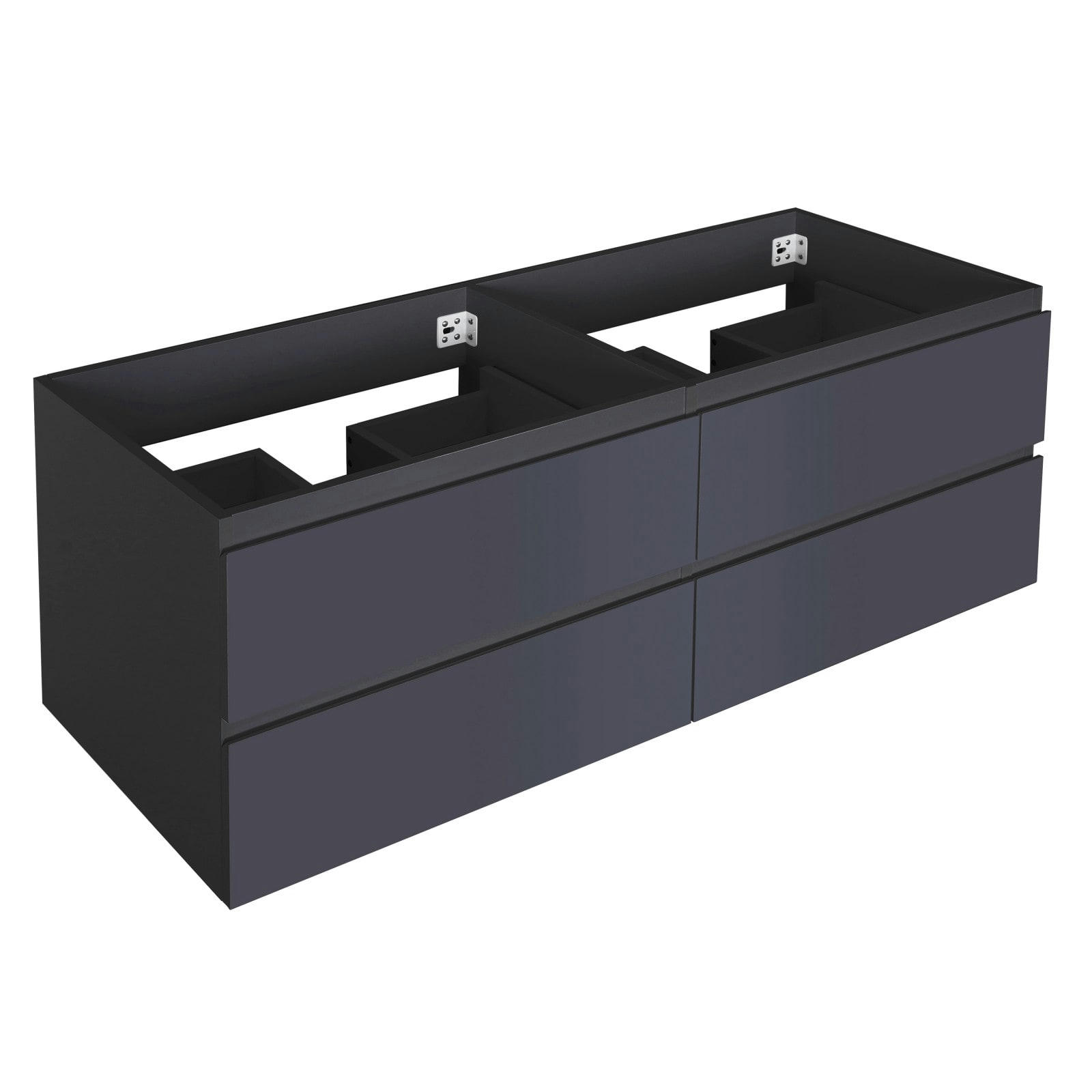 SORRENTO - Meuble sous vasque 120 cm  Gris anthracite