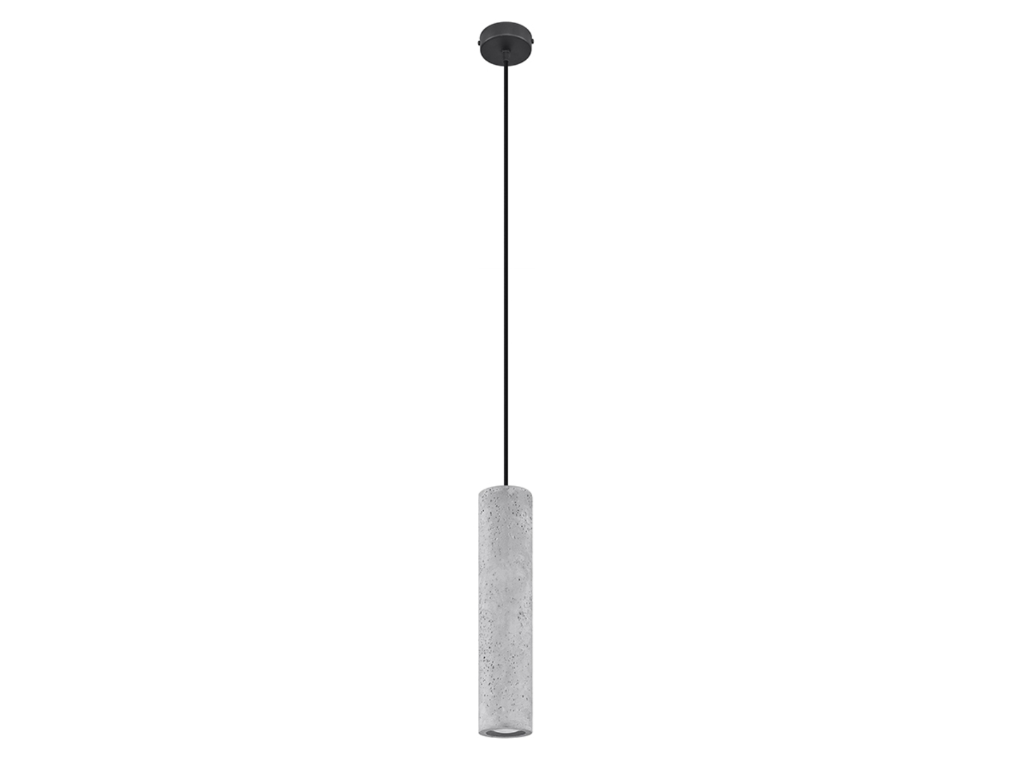 Lampa wisząca Luvo betonowa szara