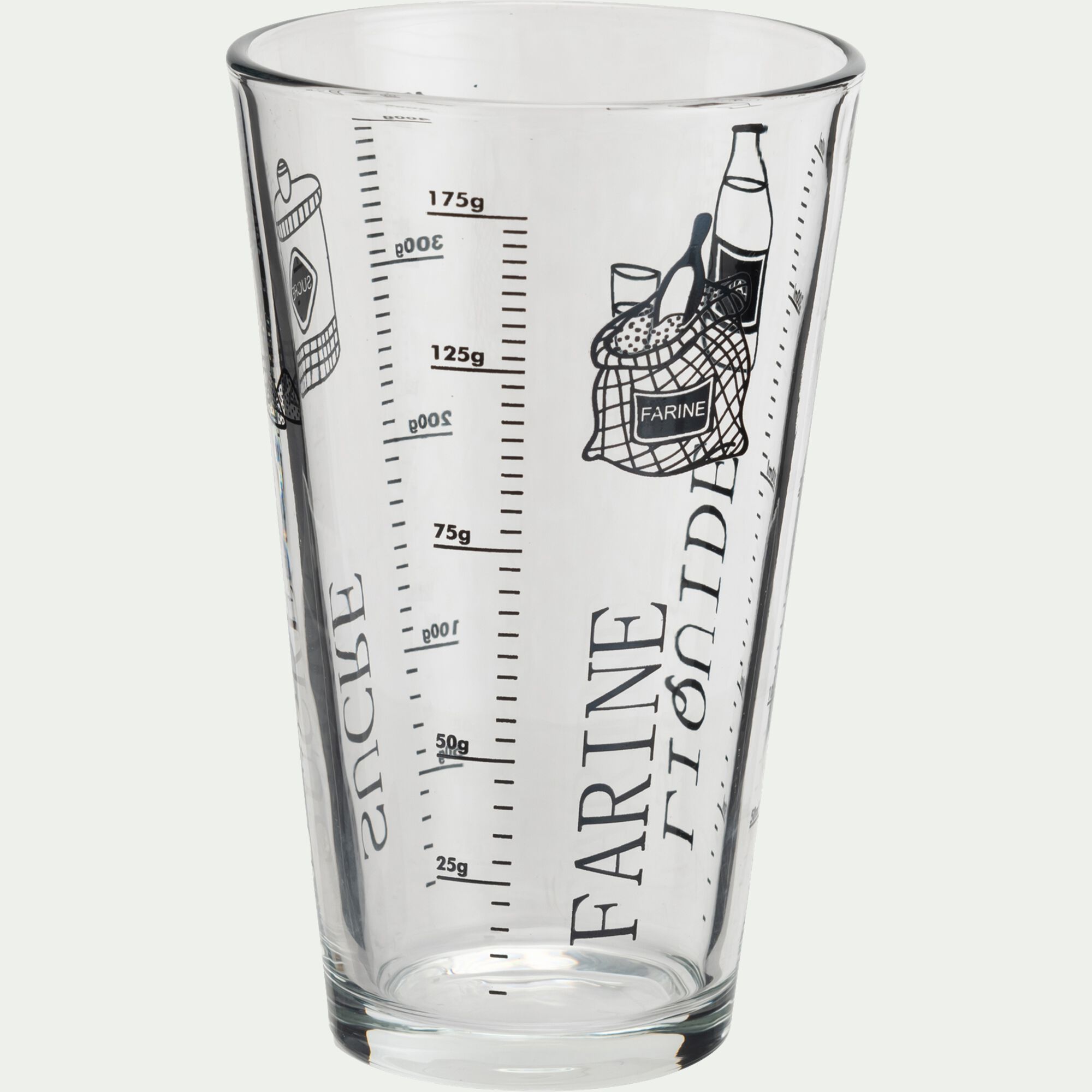 MESU - Verre doseur en verre 45cl - transparent