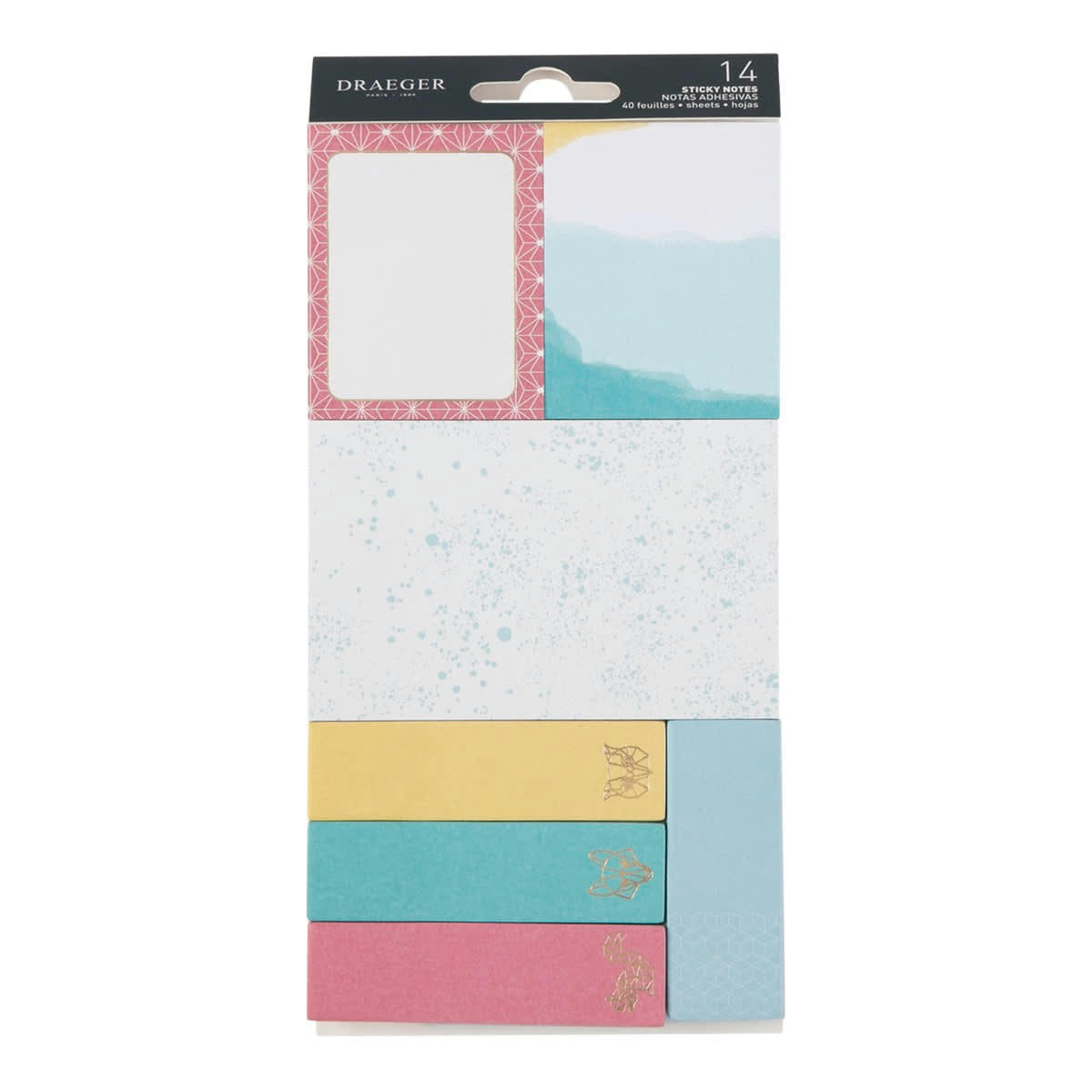 - 12 Blocs De Sticky Notes - Multicolore