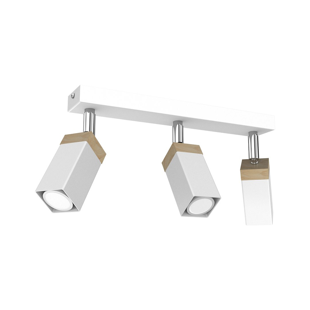 Lampa sufitowa Milagro Solo Gu10 15w Biała