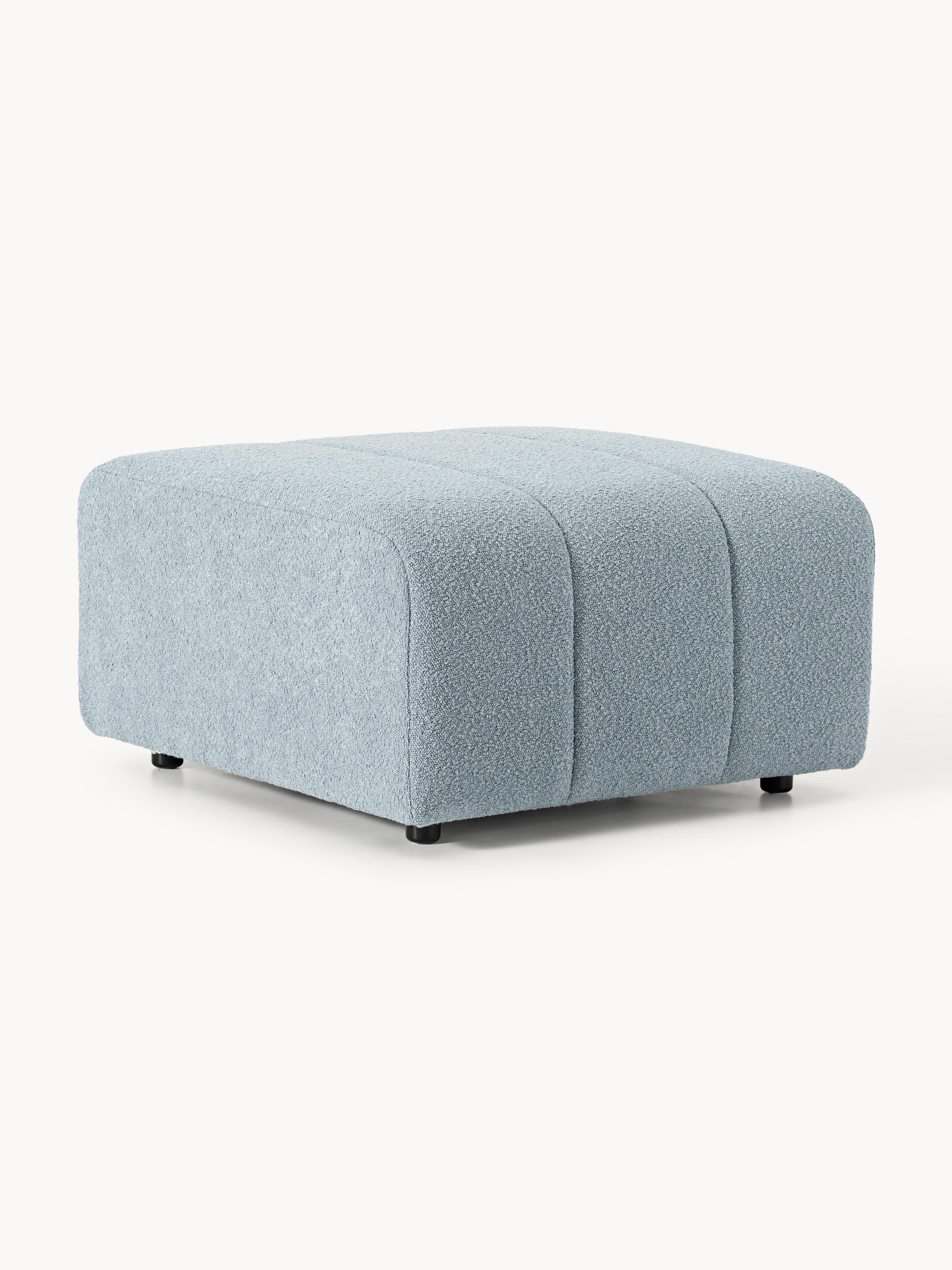 Bouclé-Sofa-Hocker Lena