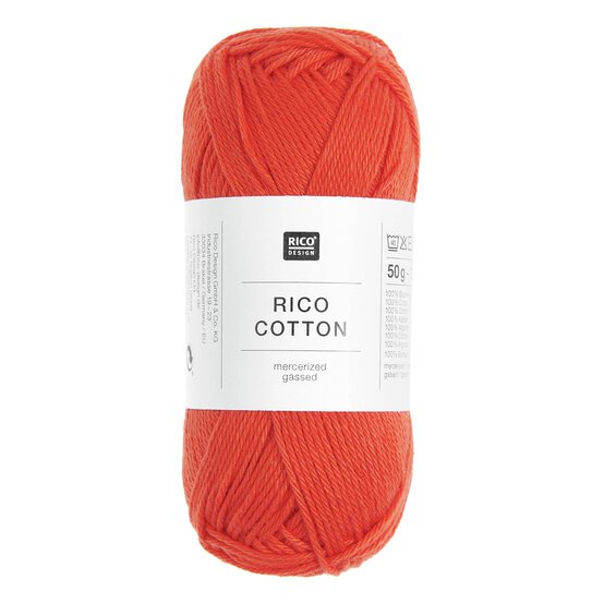 Rico Essentials Strawberry Cotton 4ply 50g