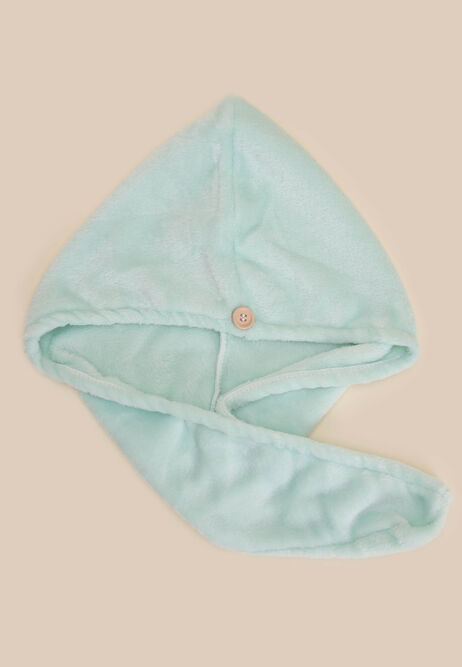 Womens Mint Plain Wrap Turban