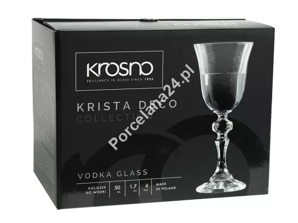 Kpl. kieliszków do wódki 50 ml (6 szt) Krosno - Krista DECO 6030