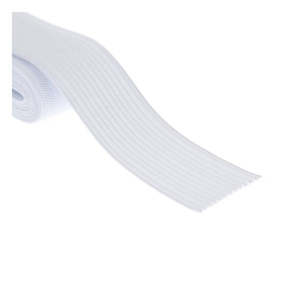 Valuecrafts White Elastic 20mm x 2m