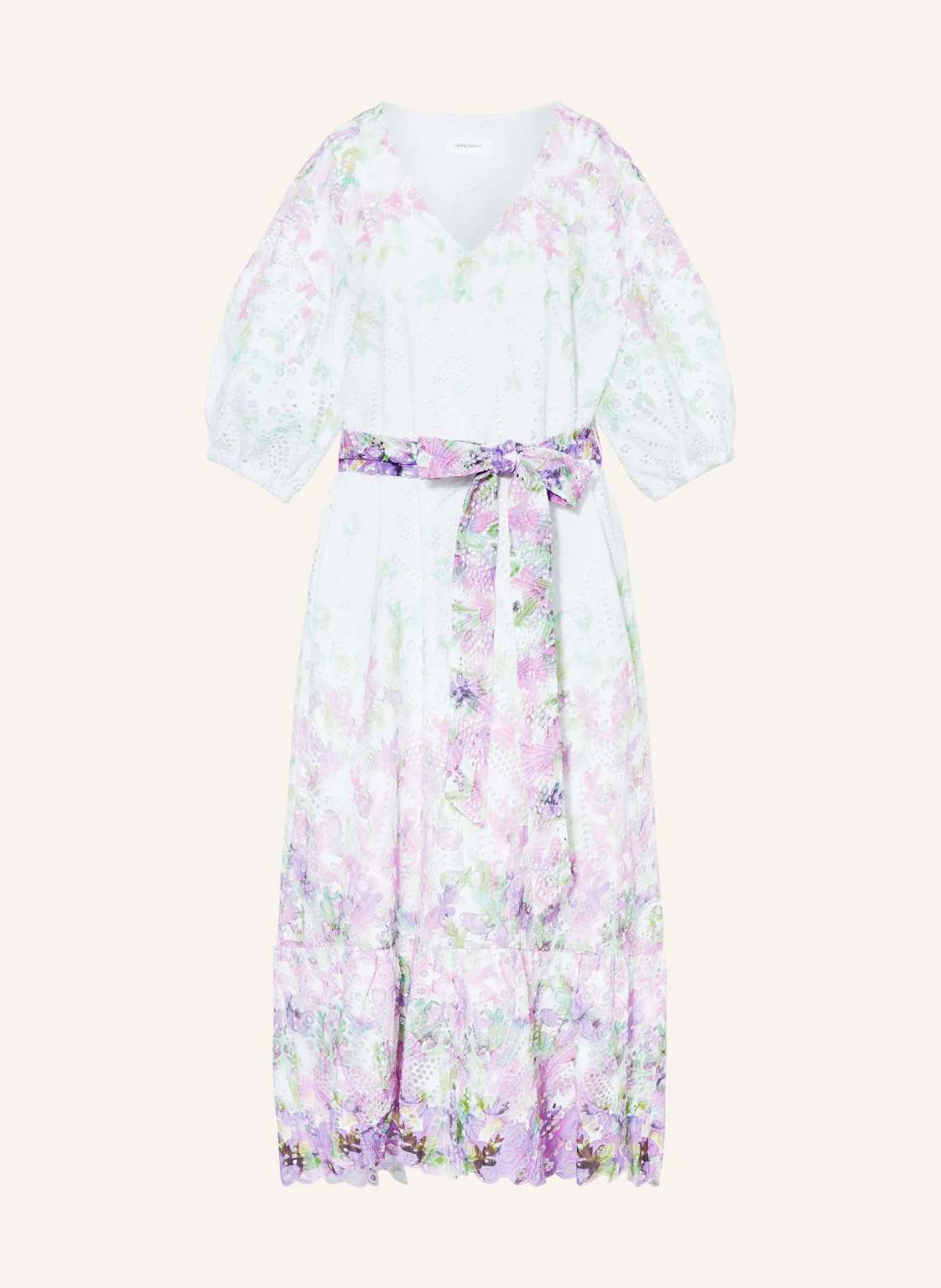 darling harbour Kleid mit Lochspitze