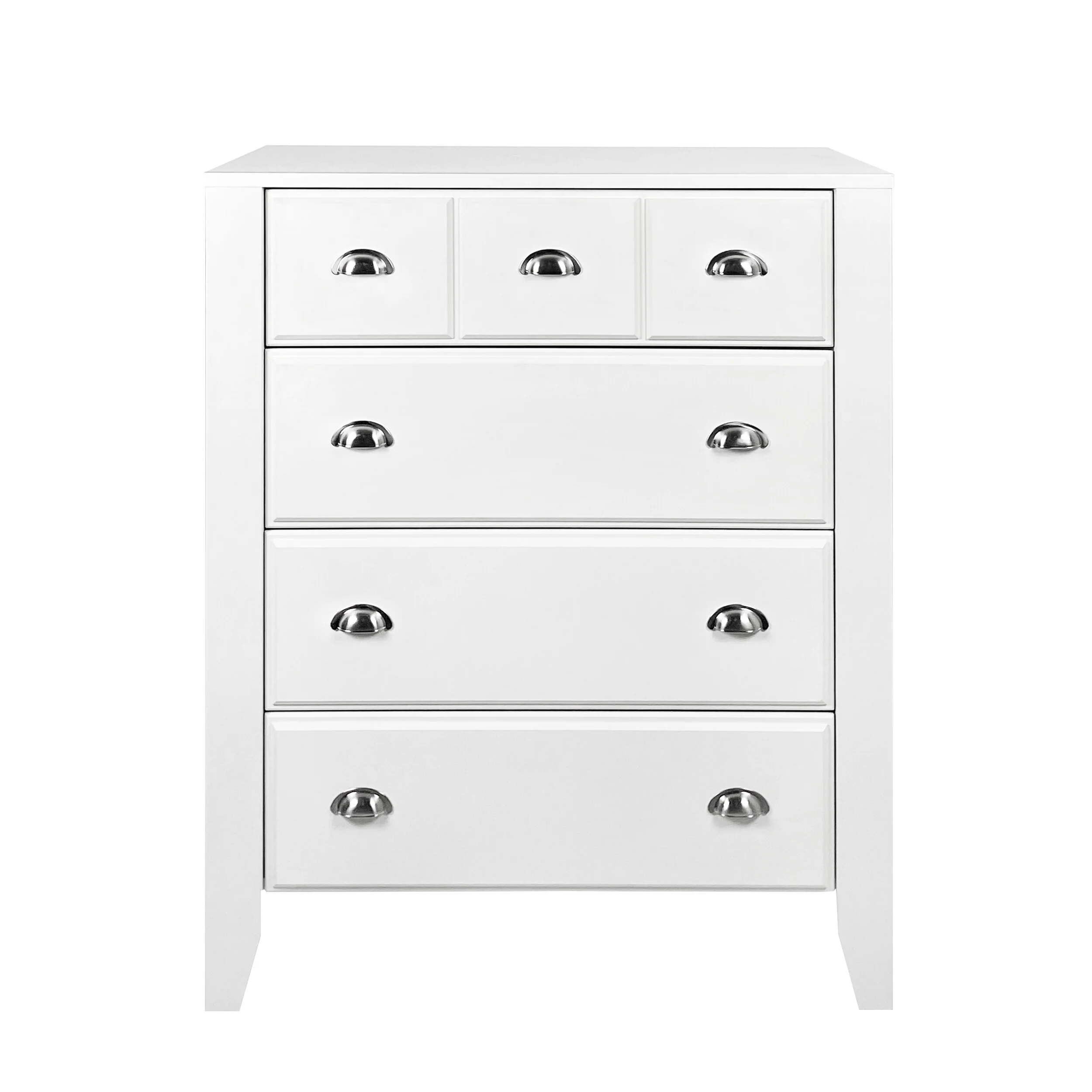 6-Drawer Vertical Chest, Wide Chest of Drawers Storage Cabinet for Living Room, Bedroom