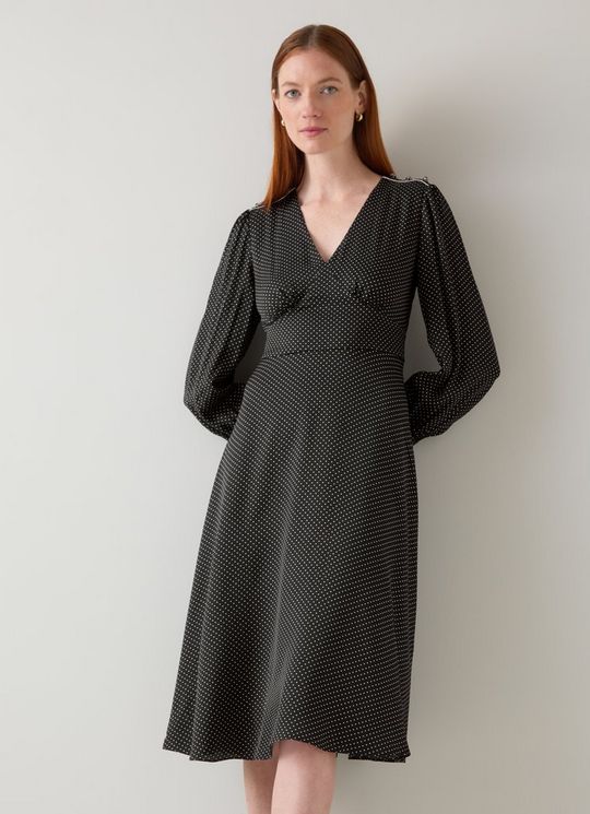 Larissa Black And Birch Mini Dress