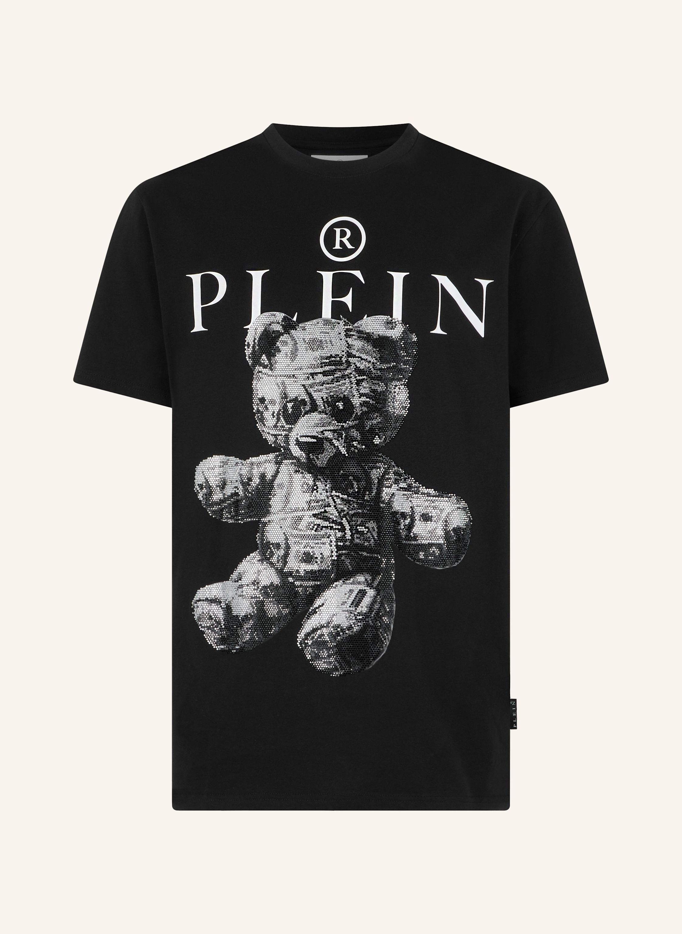 PHILIPP PLEIN Kurzarm-Rundhals-T-Shirt TEDDY