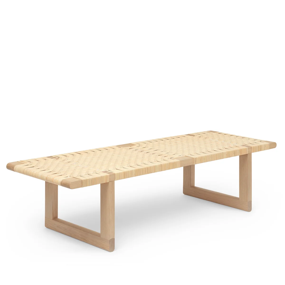 Carl Hansen - BM0488 Couchtisch, Eiche geölt / Korbgeflecht