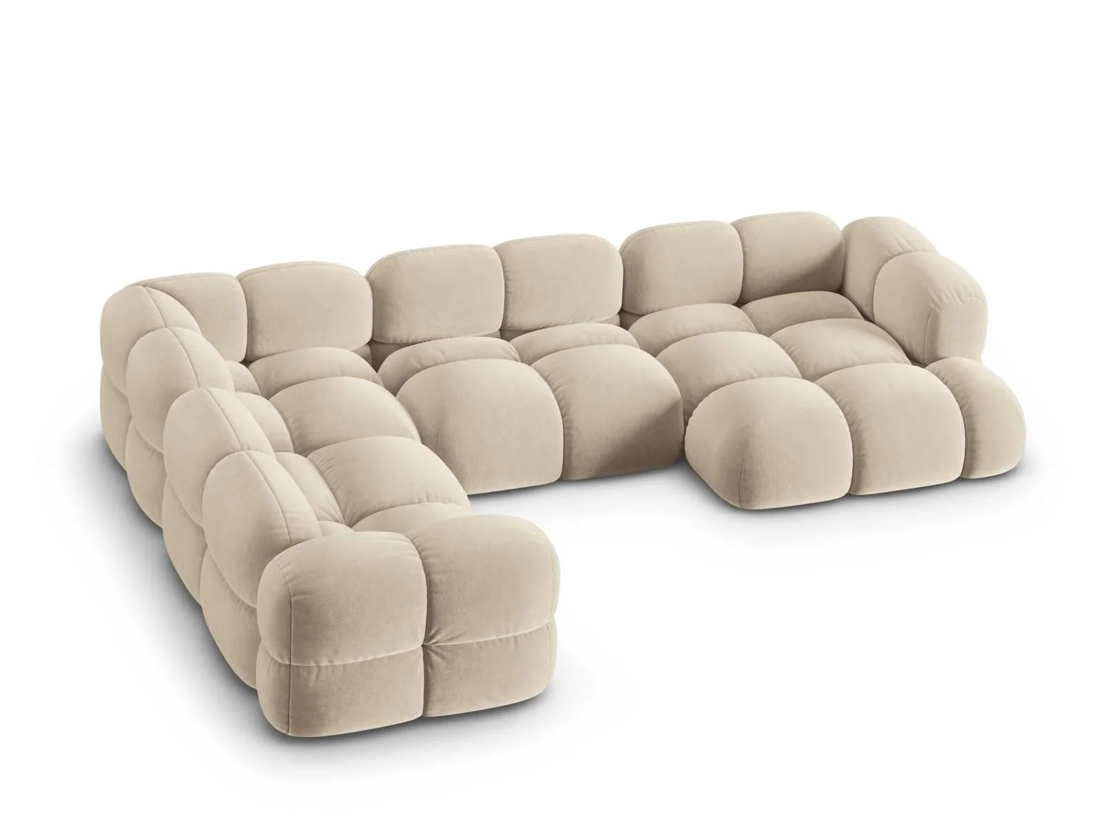 Hoekbank Loretto links velvet