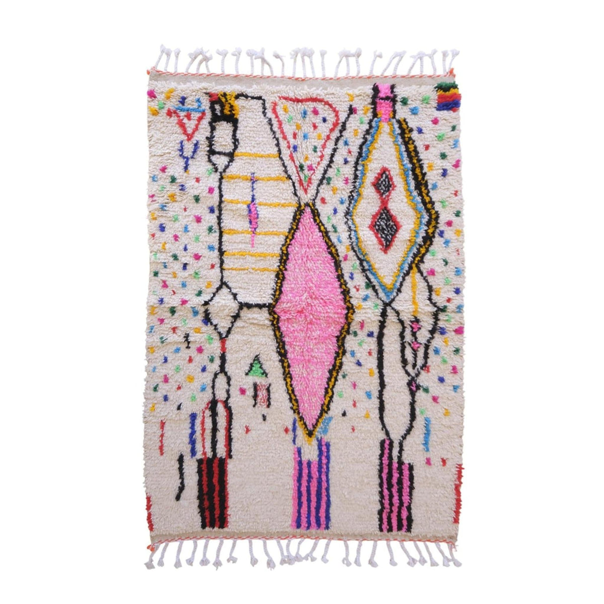 AFK Living vloerkleed Berber - handgemaakt - Wol - 160 cm x 230 cm