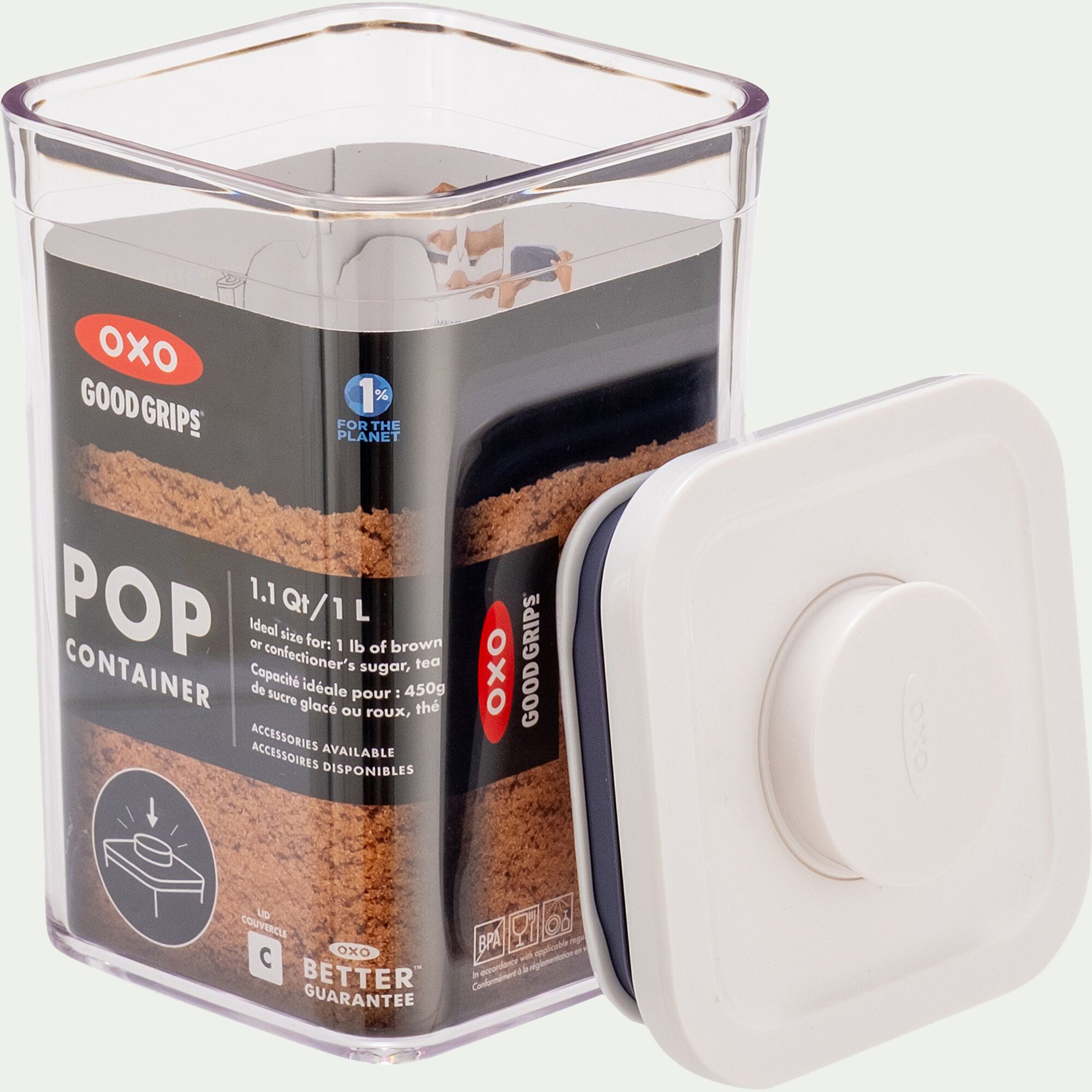 POP - Boîte de conservation 1L - transparent