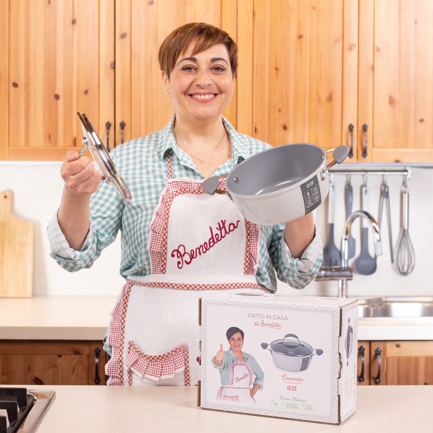 Casseruola induzione 20 cm con coperchio Fatto in casa da Benedetta