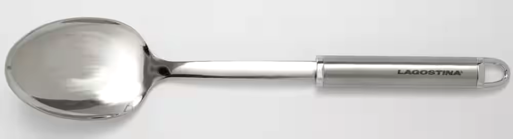 Lagostina Stainless Steel Solid Spoon 13.44-in