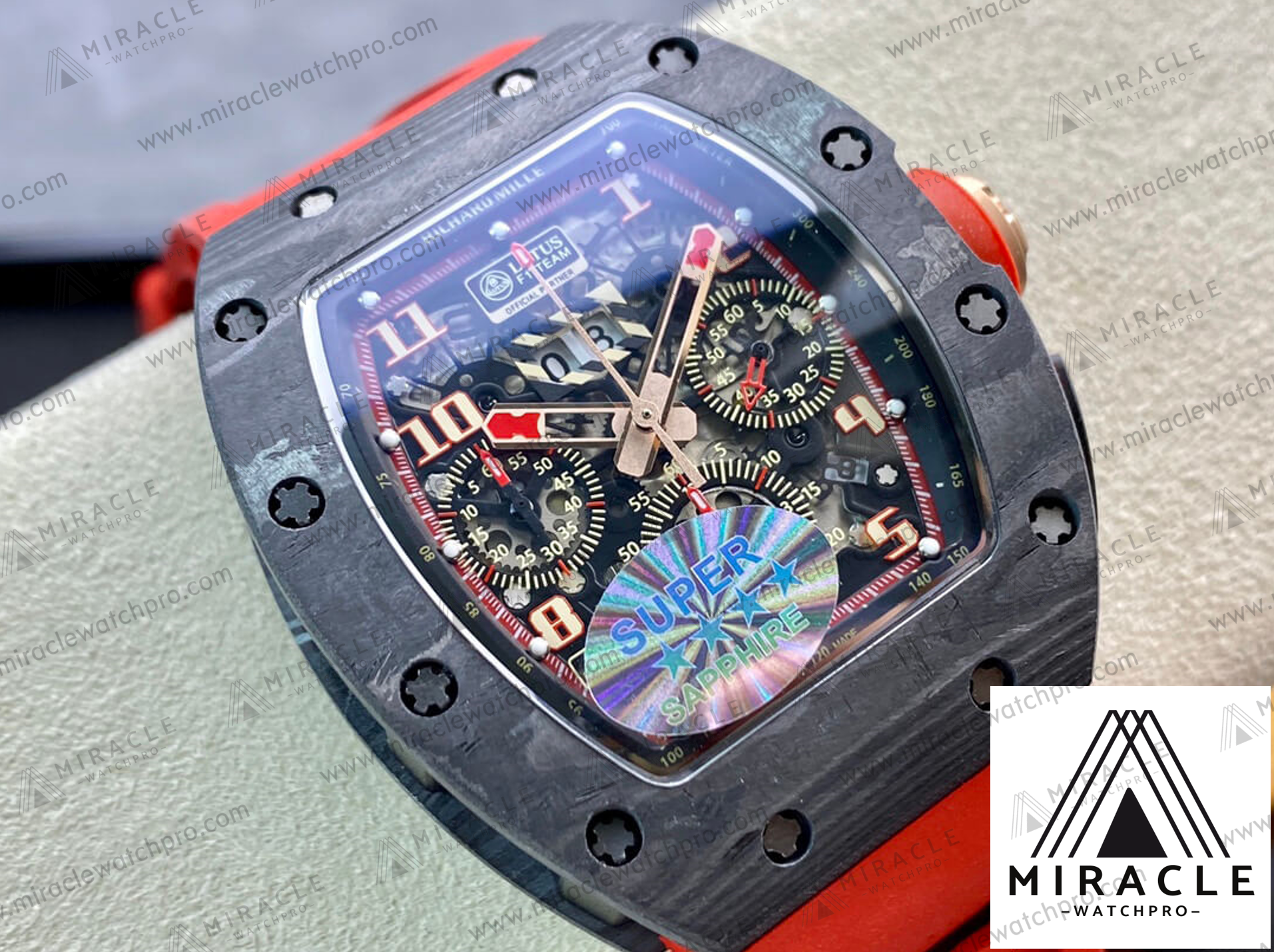 Replica Watch-RICHARD MILLE-ref.RM011-Elite Clone-42mmx51mm
