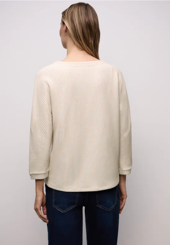 Two-Tone Strukturshirt