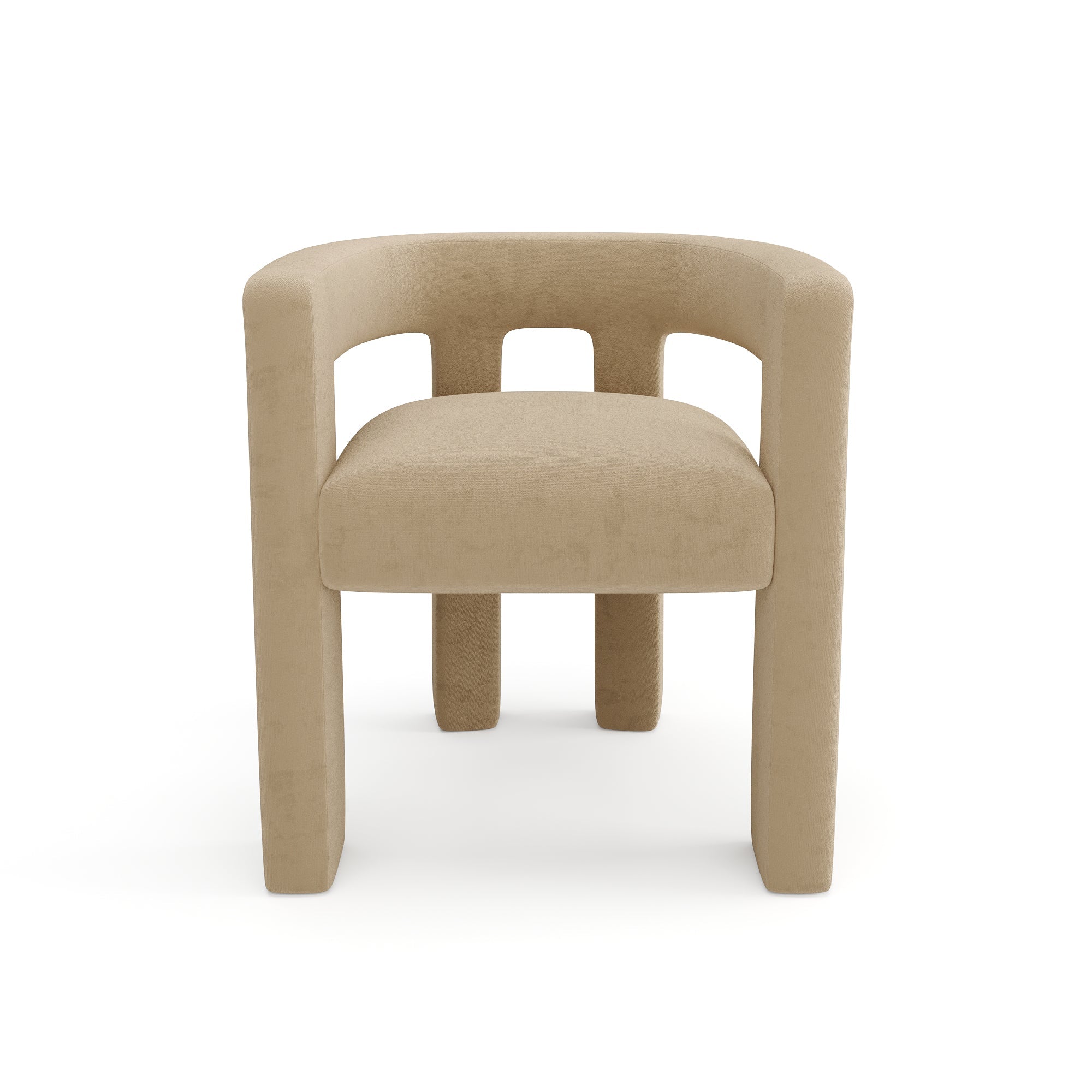 Sia Home - Draaibare fauteuil ALYA - bouclette stof beige 64cm