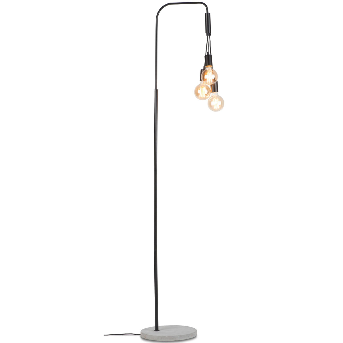 it's about RoMi vloerlamp Oslo - zwart - 48x32x190cm