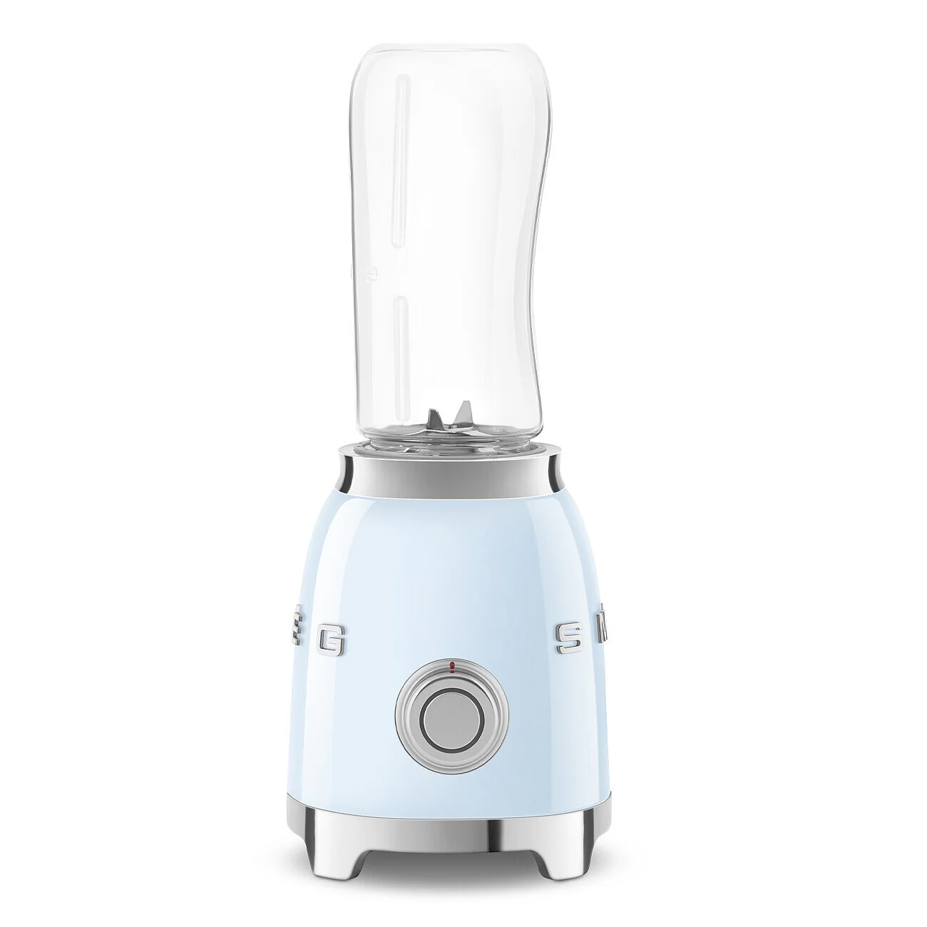 Pastel Blue Compact Personal Blender Single Bottle