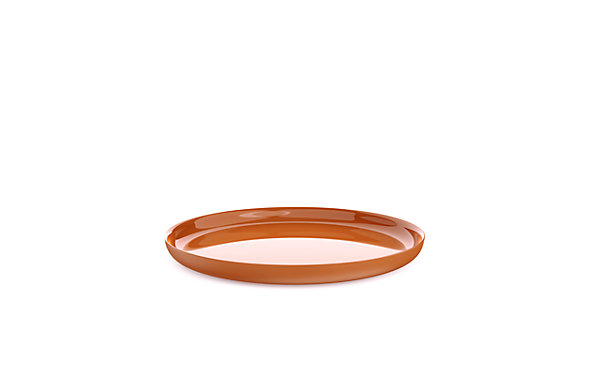 Iconic Assiette M - Lot de 4 - Nat Spirit - Rouge - l0.1- L0.1- P0.1- h2- Silicone