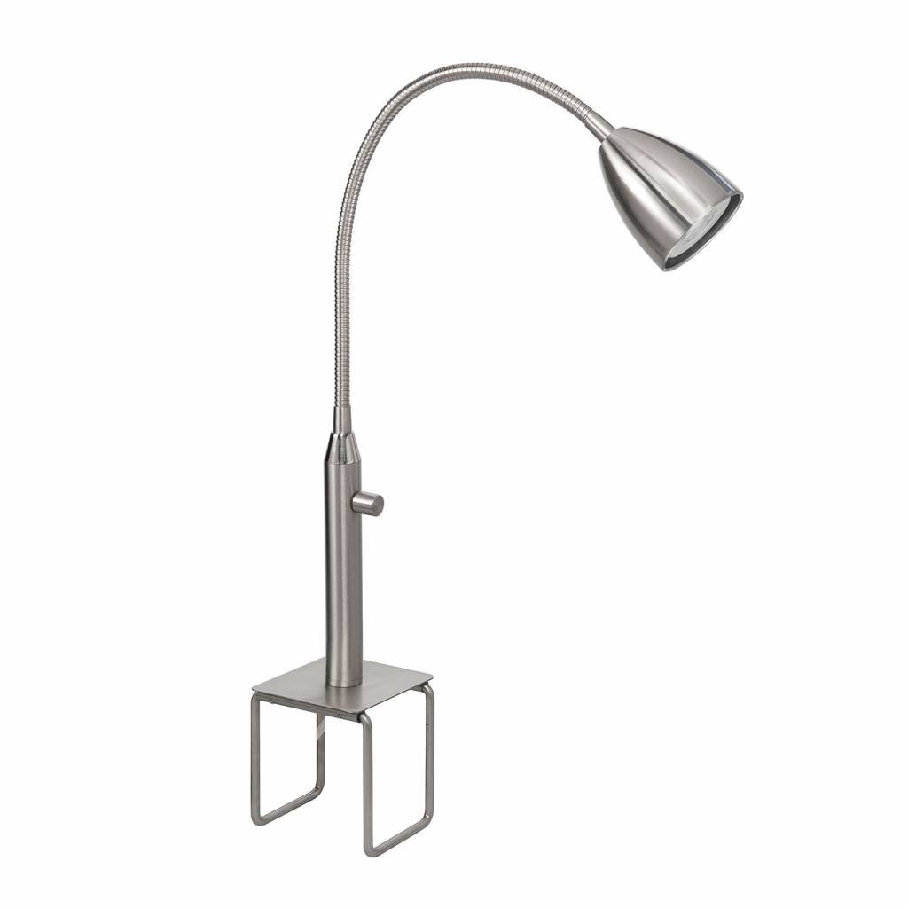 Highlight klemlamp Malmö - 1 lichts - 10 x 50  cm - mat-chroom