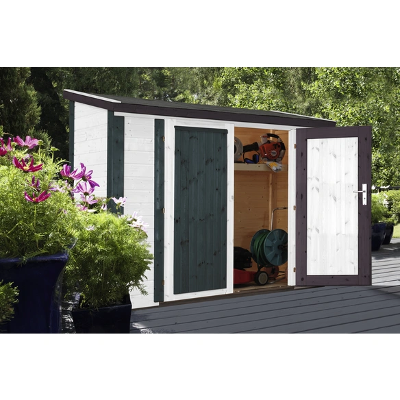 Gartenhaus »Premium«, Holz, BxHxT: 260 x 178 x 84 cm (Außenmaße inkl. Dachüberstand)