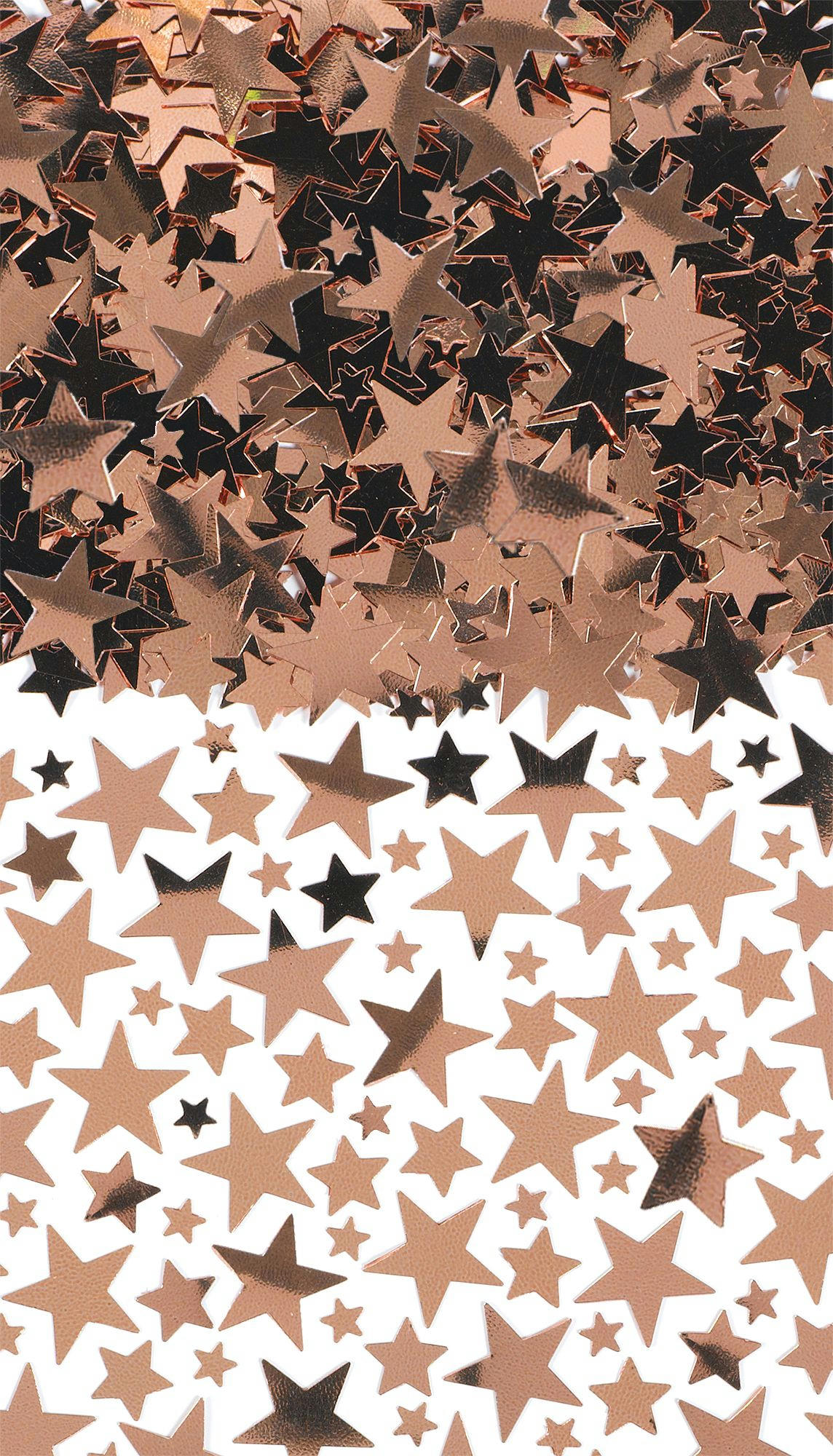 Rose Gold Star Confetti, 2.5-oz