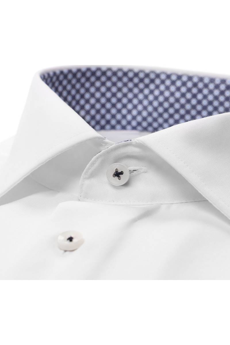 ETERNA Modern Fit Hemd weiss, Einfarbig (extra kurzer Arm)