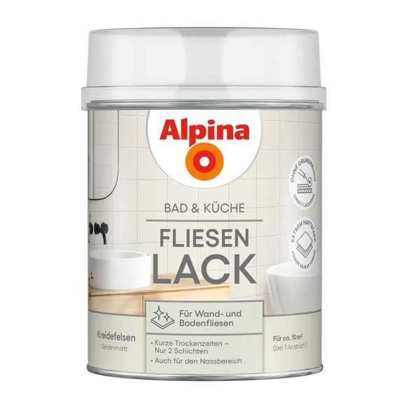 Fliesen-Lack »Bad & Küche«, Kreidefelsen, seidenmatt, 750 ml