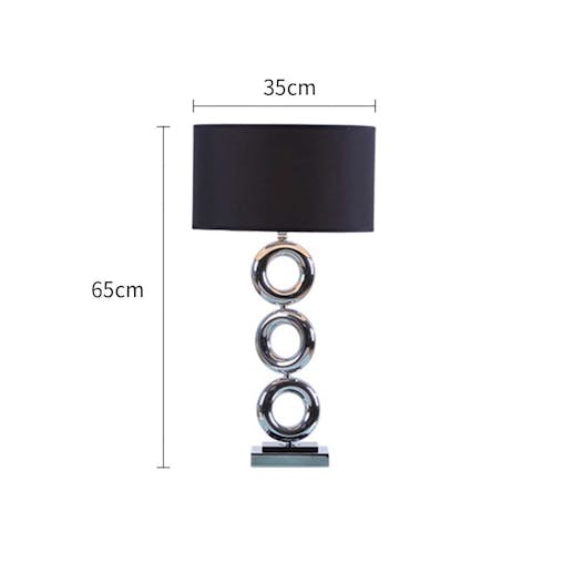 SOGA Simple Industrial Style Table Lamp Metal Base Desk Lamp