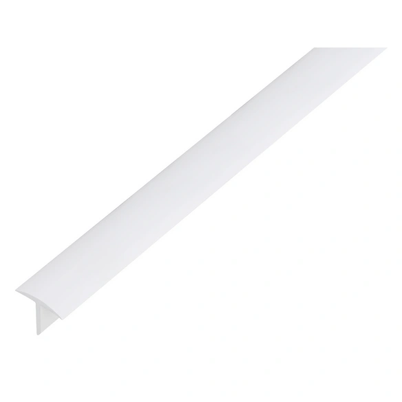 T-Profil Kunststoff weiß 1000 x 25 x 18 x 2 mm