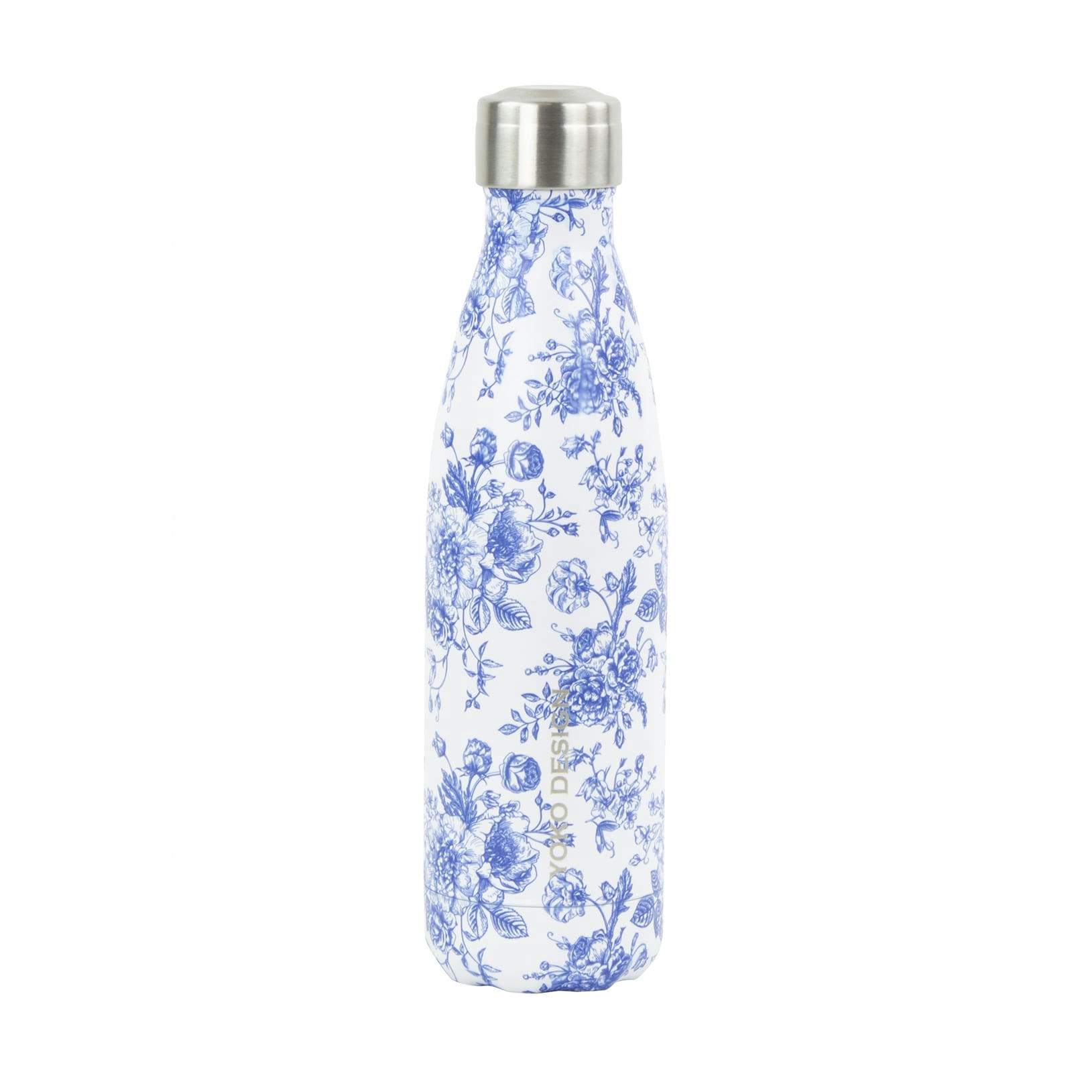 - Bouteille isotherme - 500 ml - Toile de Jouy bleu