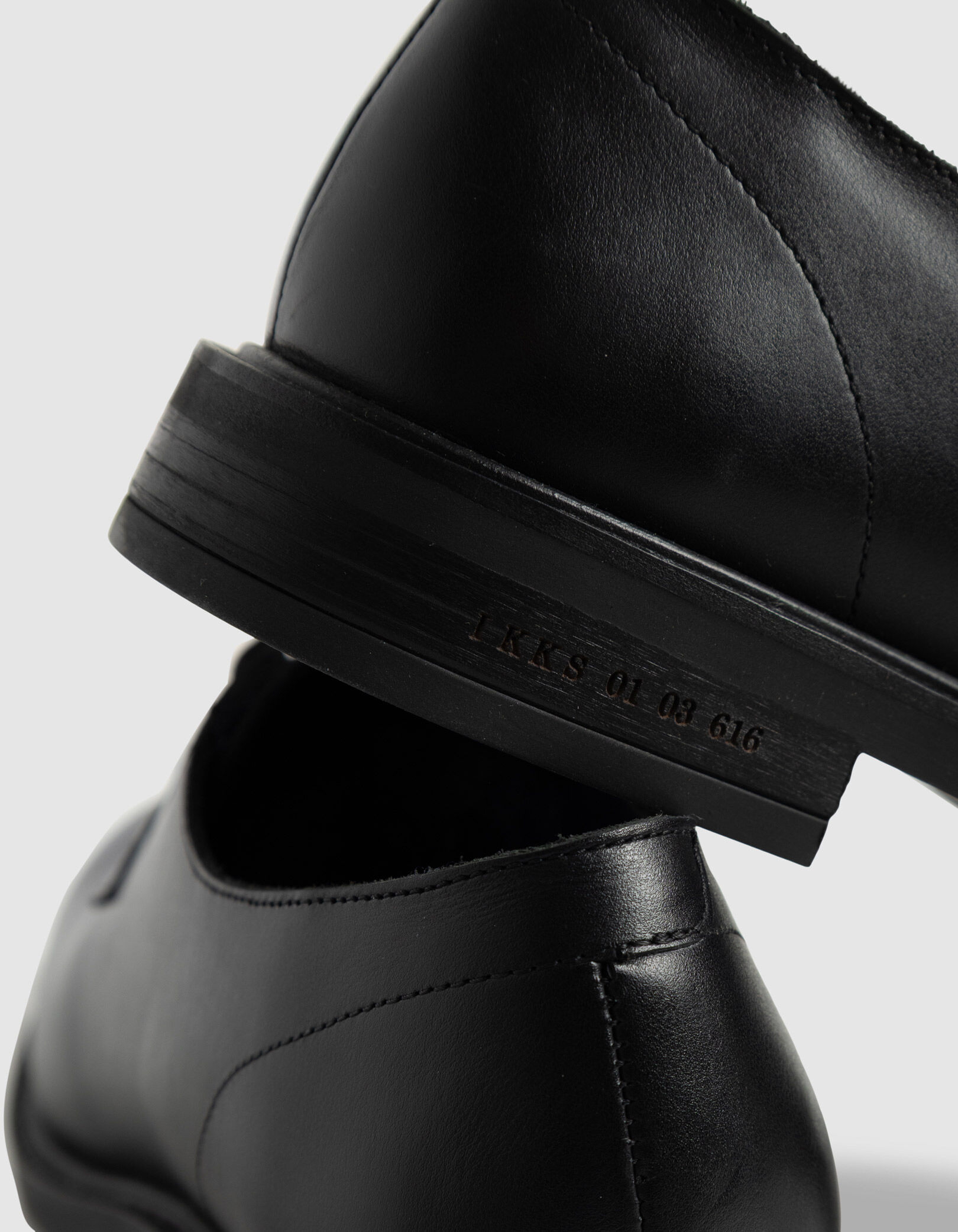 Derbies noirs cuir Homme
