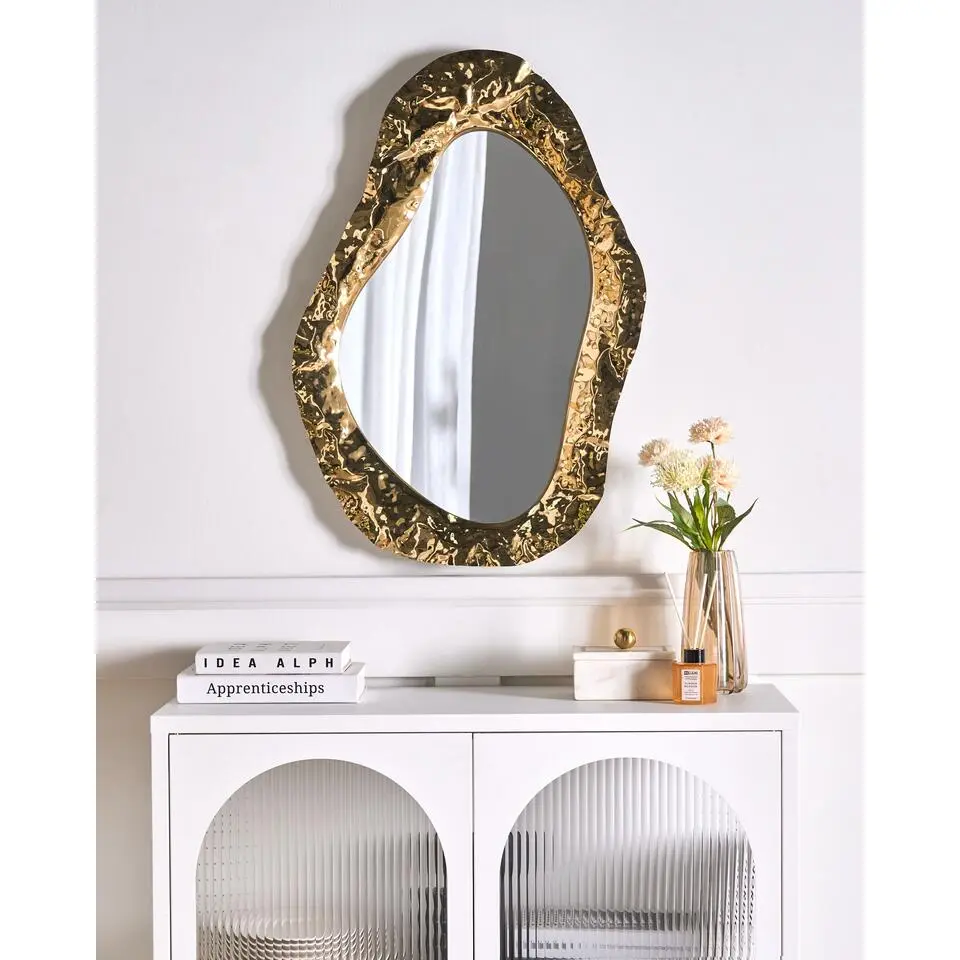 JOSSIGNY - Wandspiegel - Goud - RVS