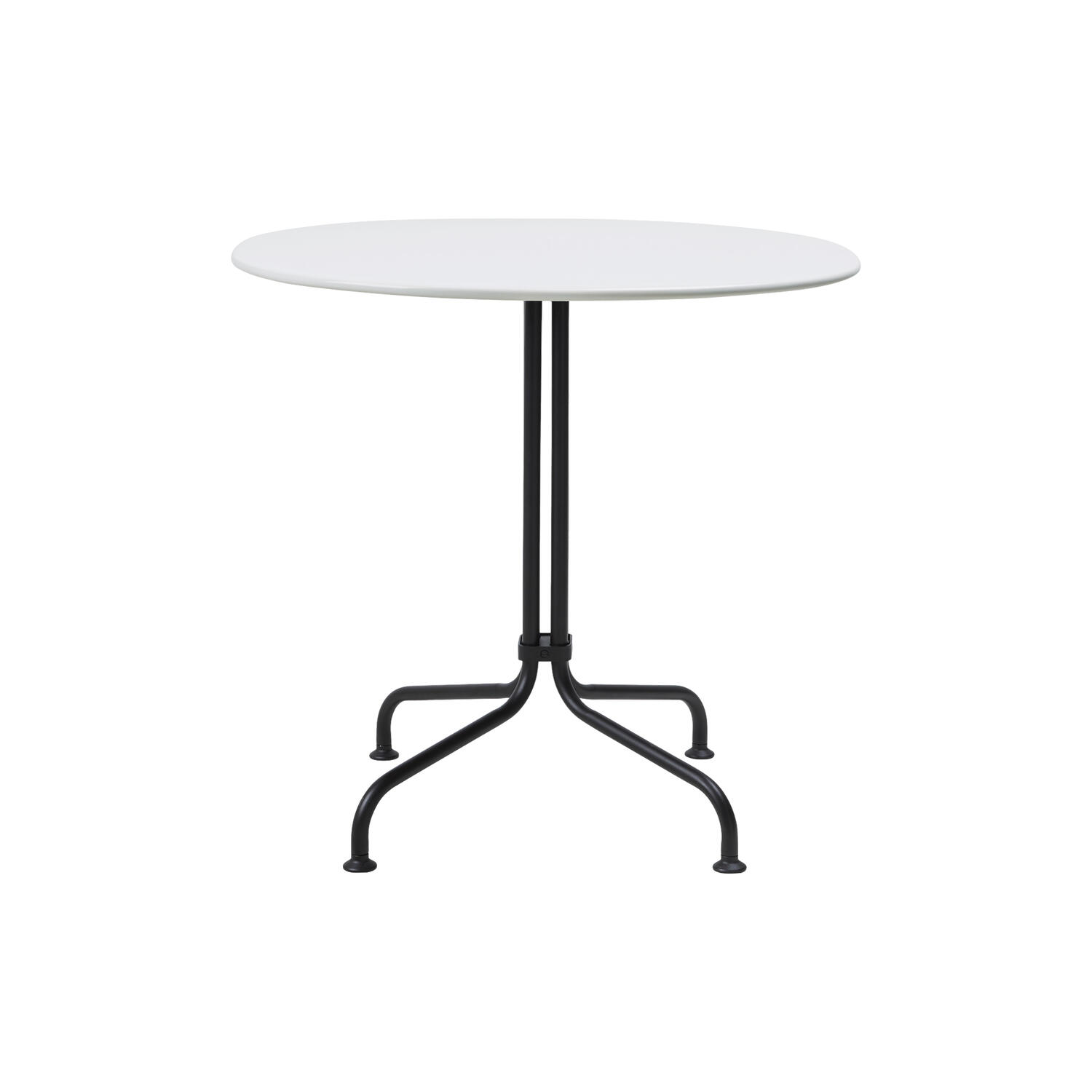 Carmel Bistro Outdoor Dining Table, matt clam white