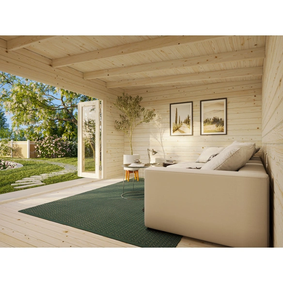 Gartenhaus »Lea«, Aufstellmaße BxTxH: 494 x 402 x 244 cm, lackiert, Holz