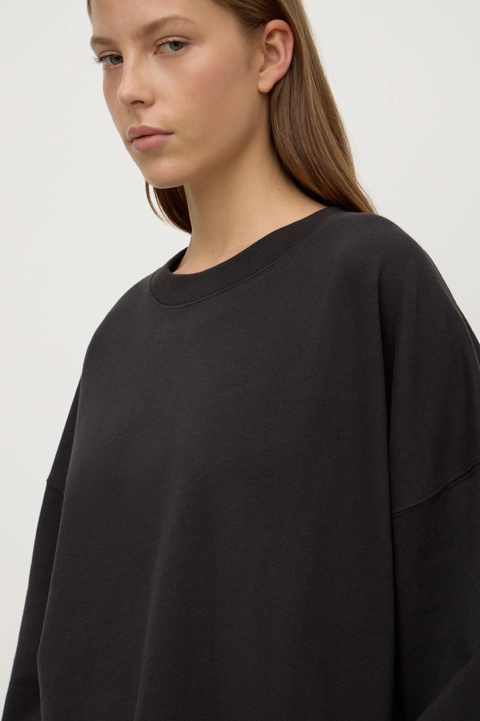 Brushed Cotton Lounge Sweater