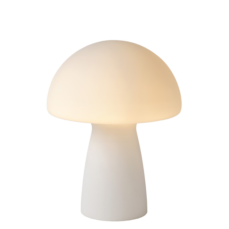 Lampe de table Fungo opalin E27 60 W LUCIDE