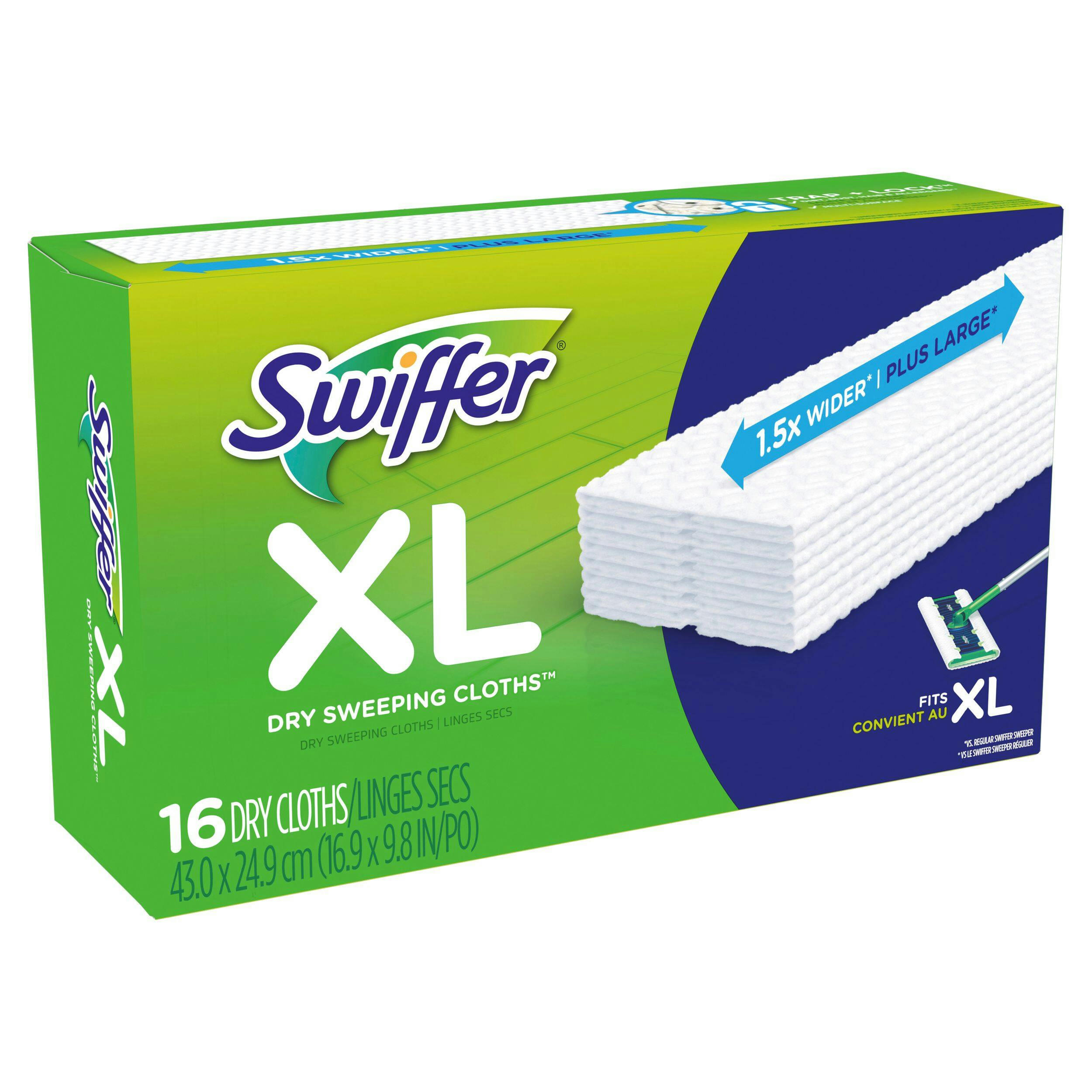 Swiffer Sweeper XL Dry Sweeping Cloths, 16 count
