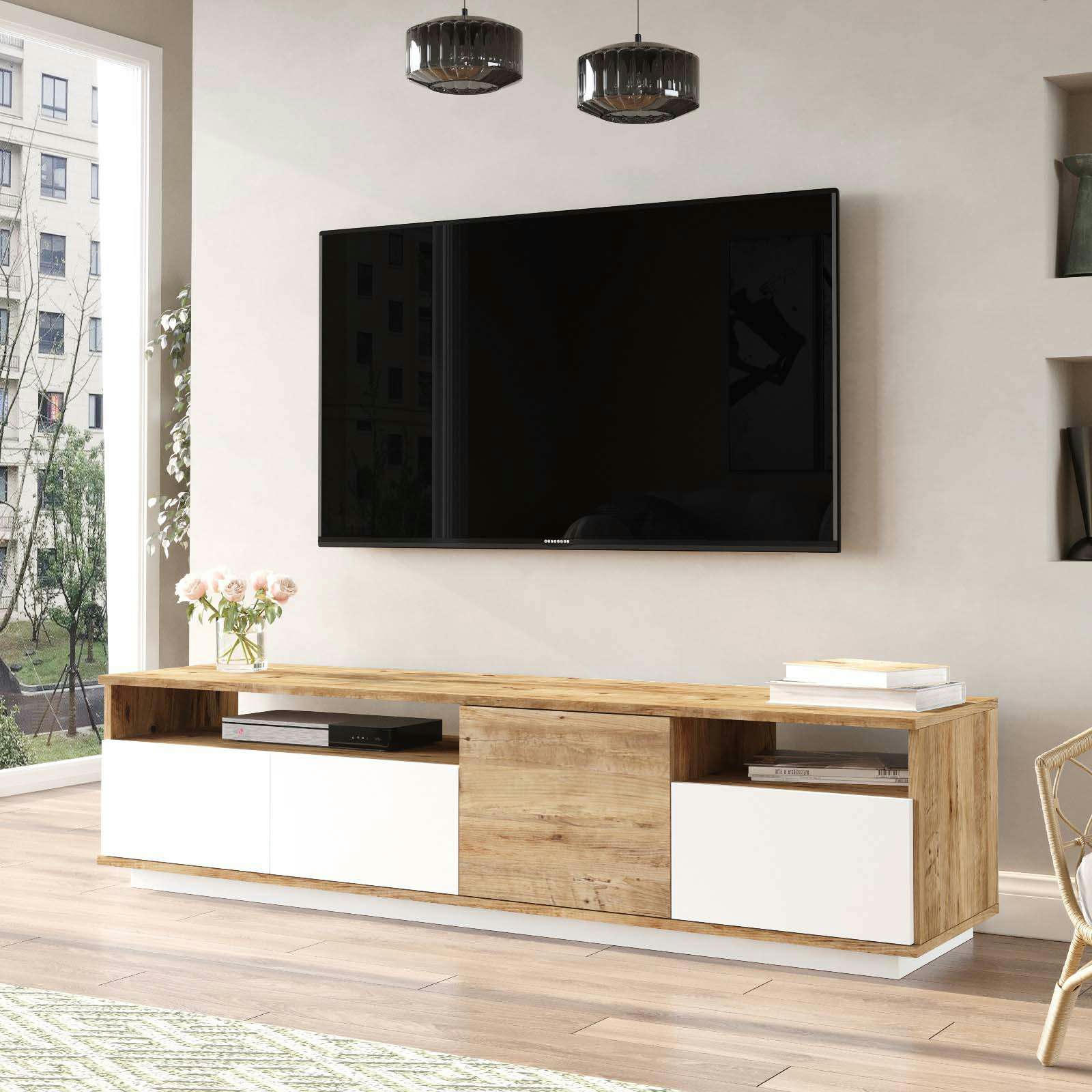 CERAMNO - Meuble tv en aggloméré lise