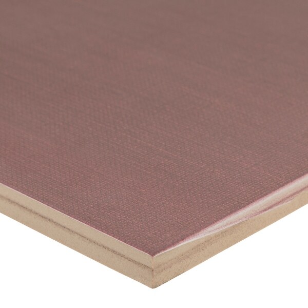 Industry Tile 8x8 Level Red Fabric Look Porcelain Tile (6.9 Sq. Ft./ 16 pc box)