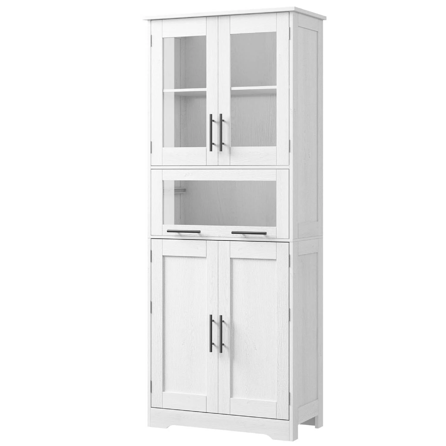 Tall Cabinet with Doors and Adjustable Shelf, Kitchen , Bathroom - N/A