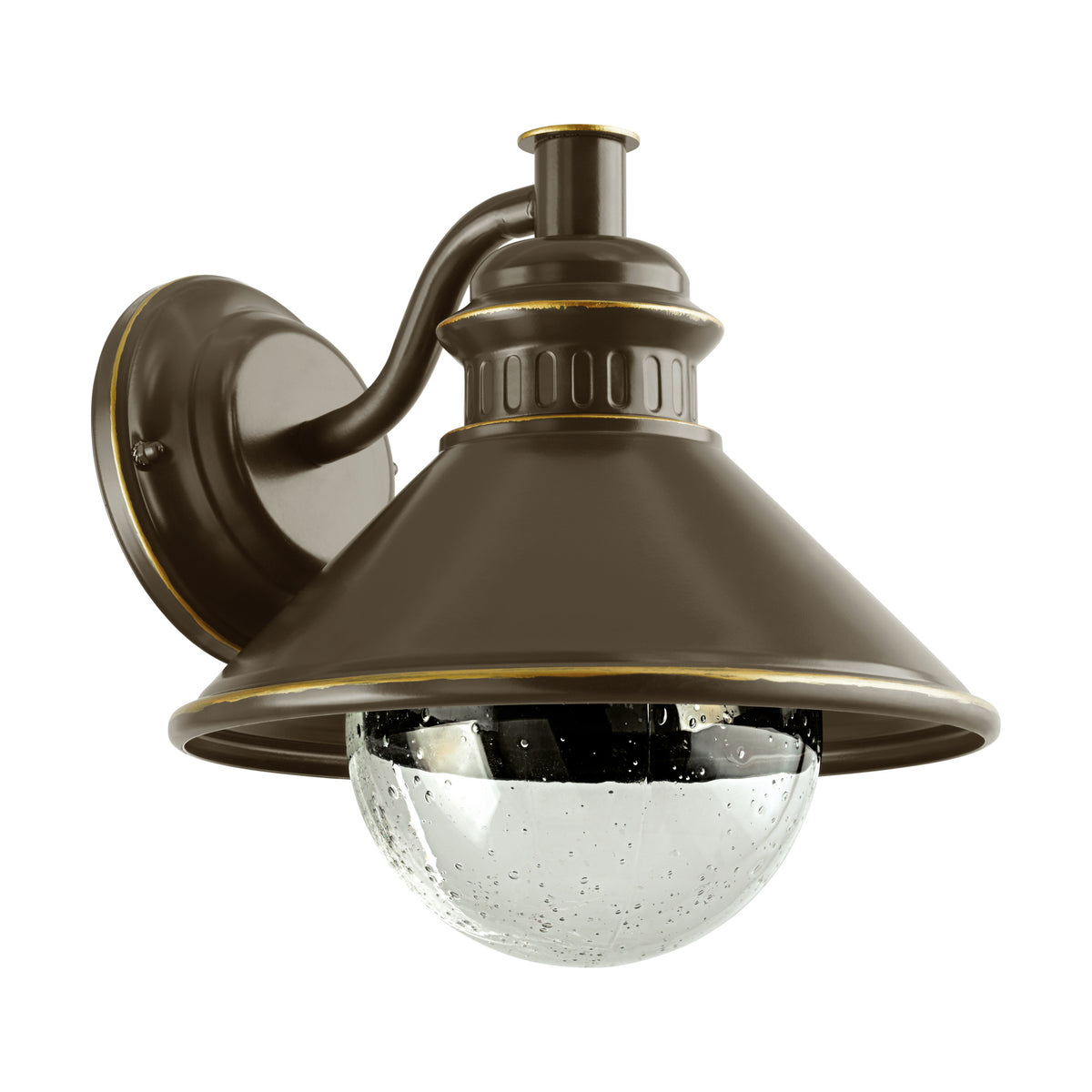 EGLO wandlamp buiten Albacete - e27 - 26,5 cm - bruin/koper